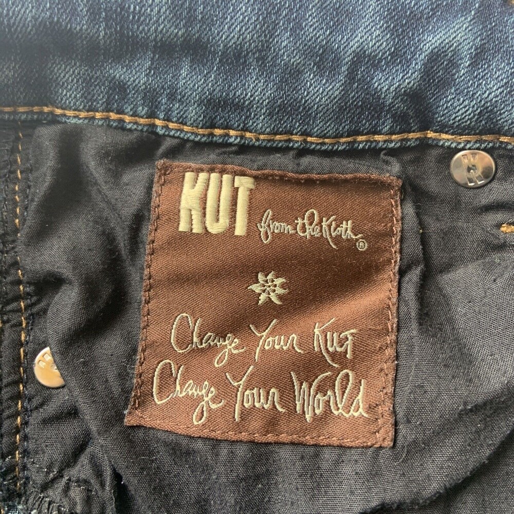 Kut From The Kloth Jeans Pants Size 4 RN# 58539 Medium Stone Wash Denim - Picture 4 of 6